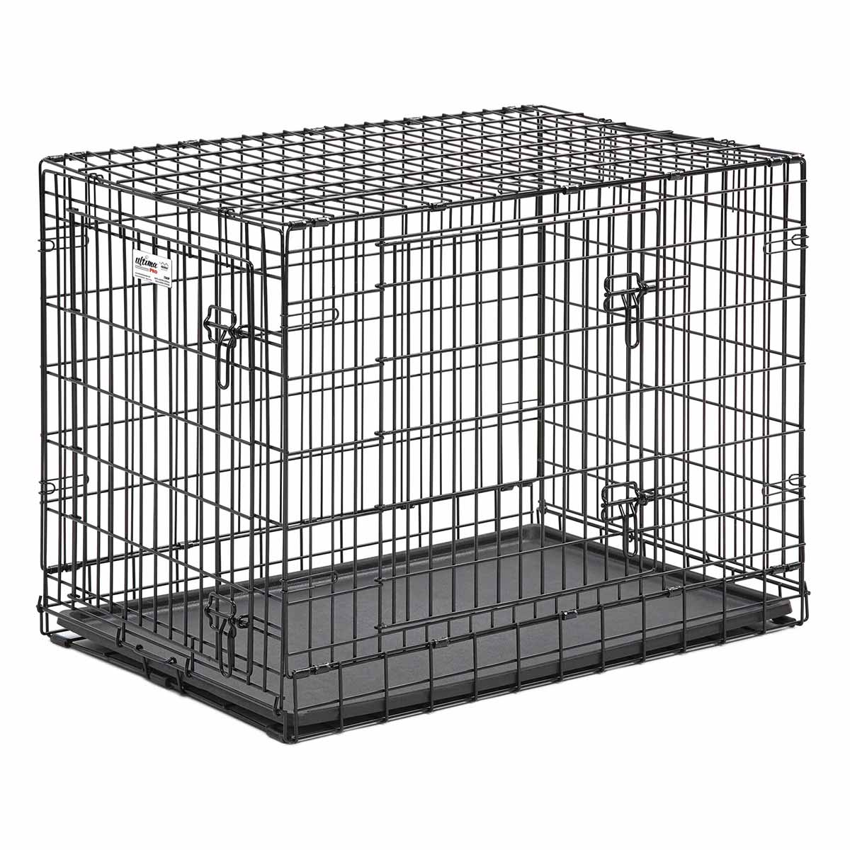 Midwest Ultima Pro Double Door Dog Crate Black 37″ x 24.50″ x 28″