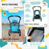 Petique Trailblazer Jogger for Pets, Ventilated Pet Stroller for Cats & Dogs - Neptune (Teal/Turquoise)