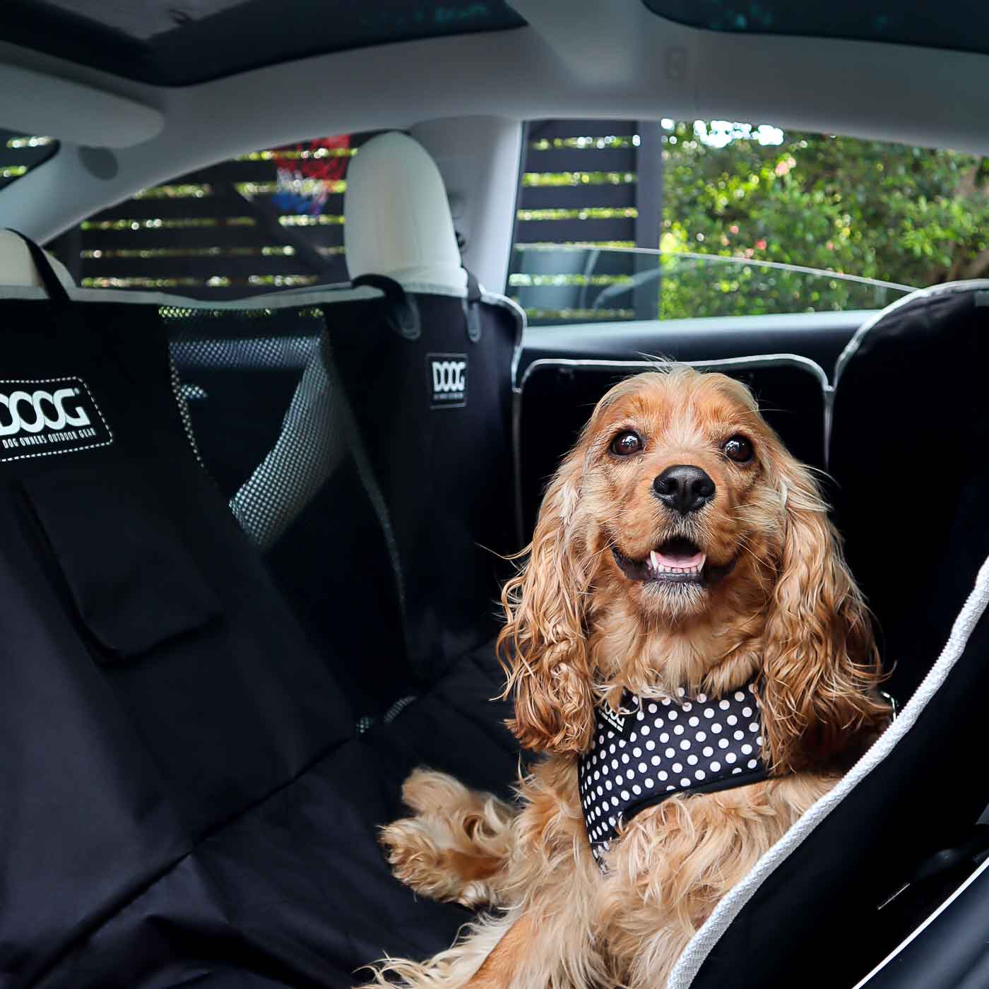 DOOG Car Seat Cover Black 52″ x 14.5″ x 20″