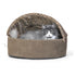 K&H Pet Products Thermo-Kitty Bed Deluxe Hooded Large Mocha