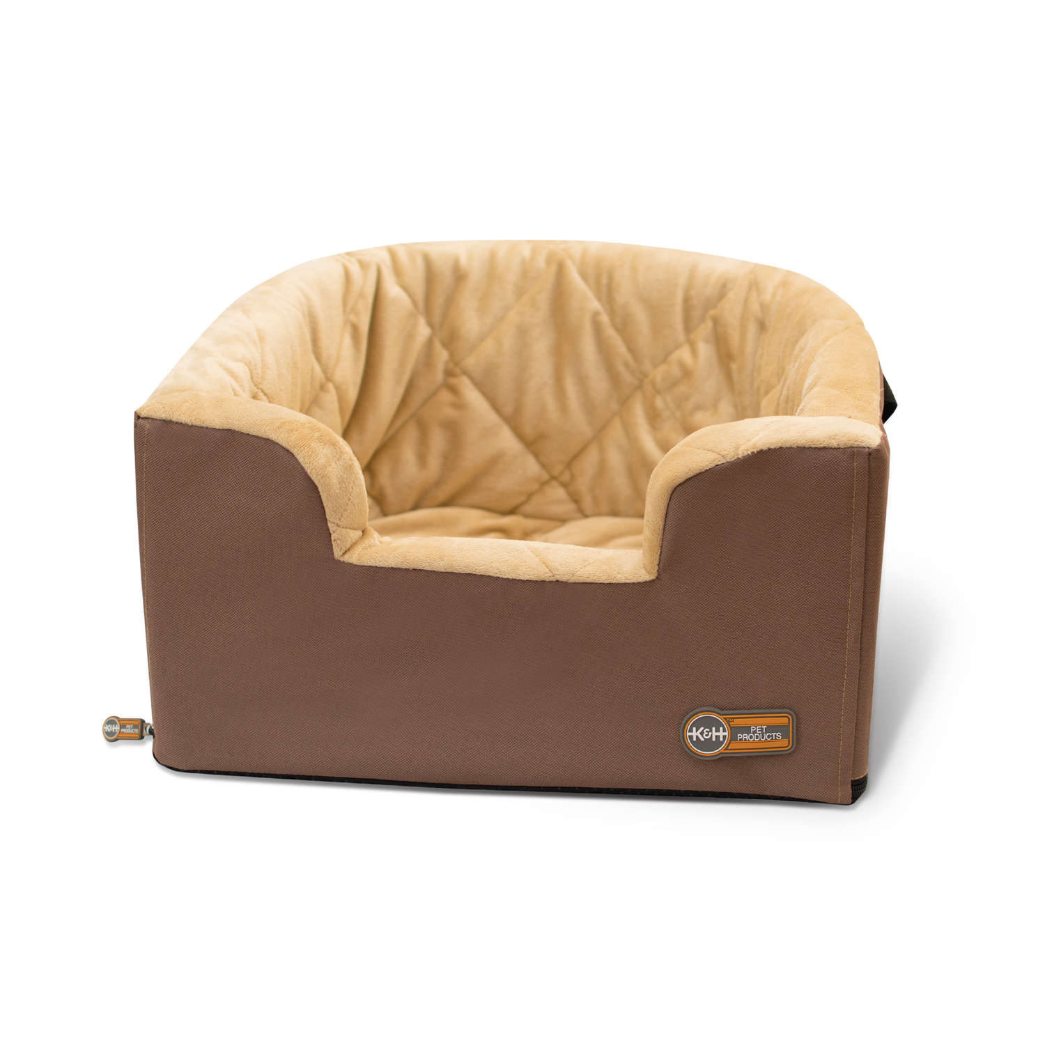 K&H Pet Products Hangin’ Bucket Booster Pet Seat Tan 16.5″ x 13.5″ x 30″