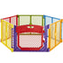 North States Superyard Colorplay Ultimate Freestanding 6 Panel Playpen Multi-Color 30″ x 26″ 