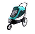 Petique Trailblazer Jogger for Pets, Ventilated Pet Stroller for Cats & Dogs - Neptune (Teal/Turquoise)