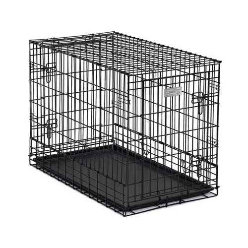 Midwest Solutions Series Side-by-Side Double Door SUV Dog Crates Black 36″ x 21″ x 26″