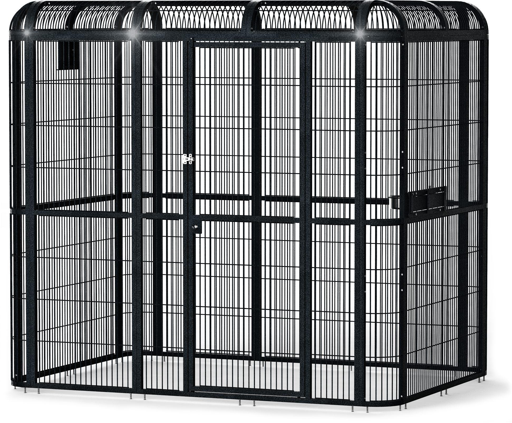 A&E Cage Co. Walk-in Aviary 85'' x 61'' x 79''-Black